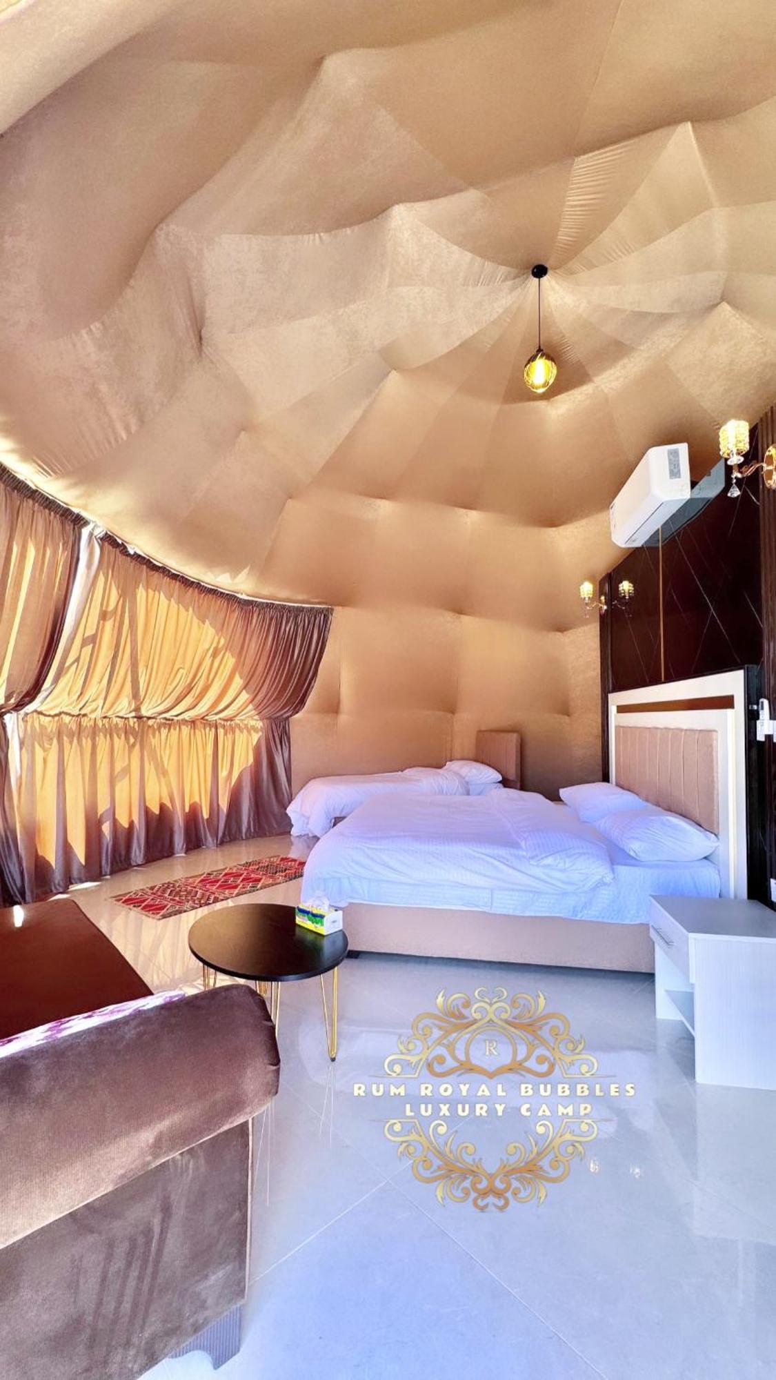Rum Royal Bubbles Luxury Camp Apartment Wadi Rum Luaran gambar